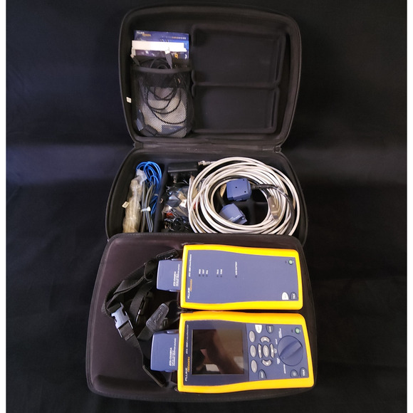 Fluke Networks DTX-1800 Cable Analyzer & DTX-1800 SmartRemote w/ Extras | AS-IS - Picture 1 of 16